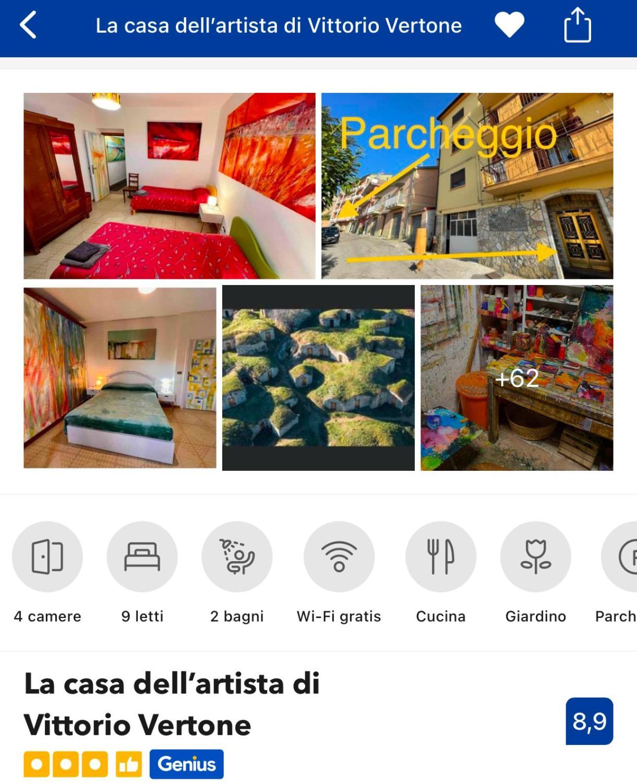 La Casa Dell'Artista Di Vittorio Vertone Pietragalla Exterior foto
